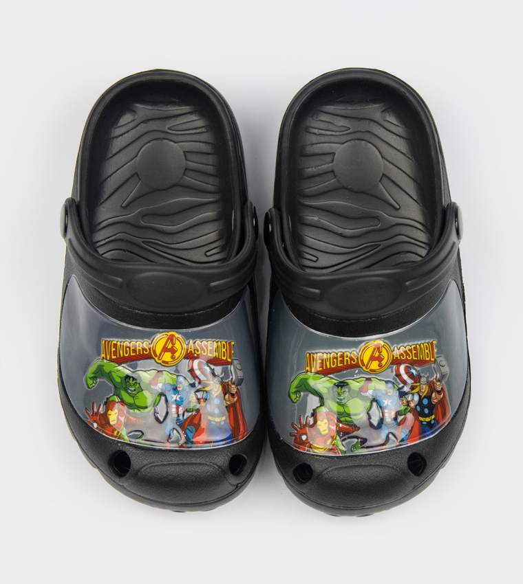 Marvel Printed Slingback Clogs