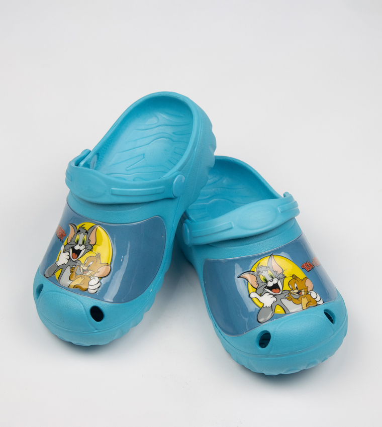 Tom & Jerry Printed Slingback Clogs