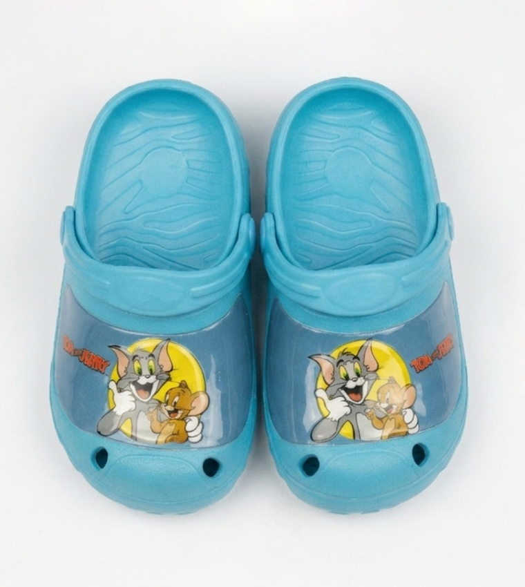 Tom & Jerry Printed Slingback Clogs