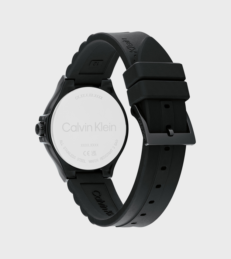 CKCON Monogram Black Dial Analog Watch