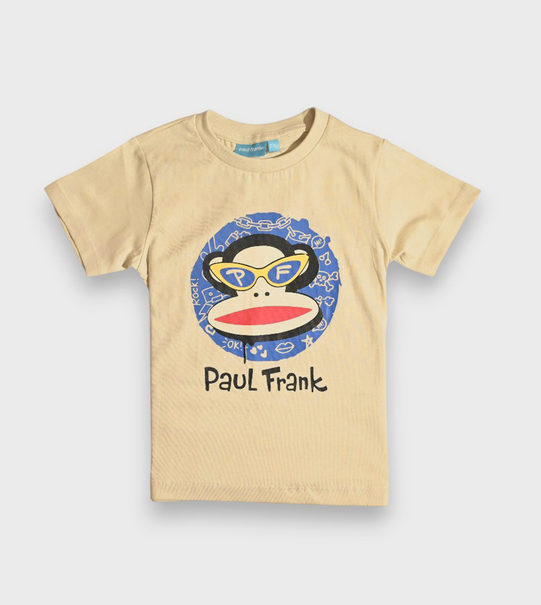 Paul Frank Printed T-Shirt & Shorts Set
