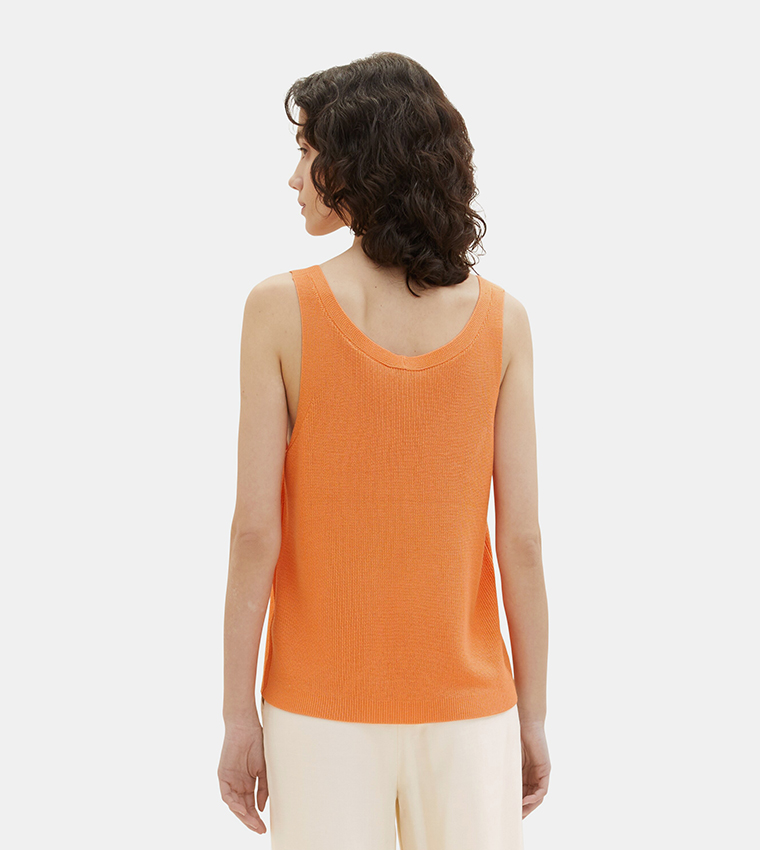 V-Neck Knitted Top