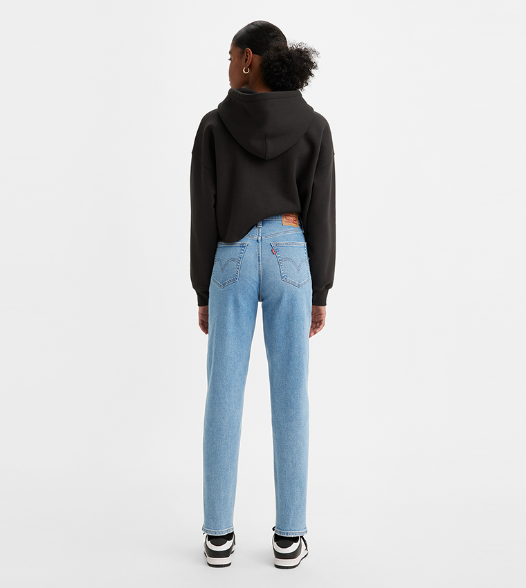 High-Waisted Mom Fit Jeans