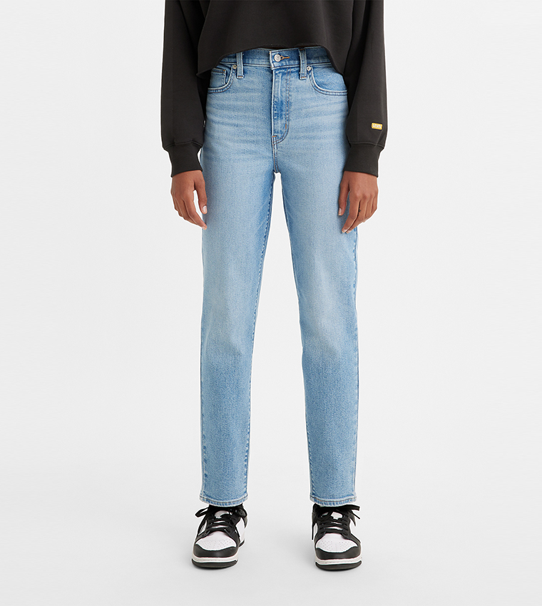 High-Waisted Mom Fit Jeans