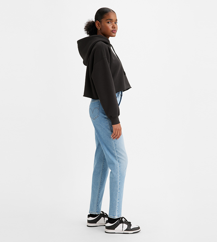 High-Waisted Mom Fit Jeans