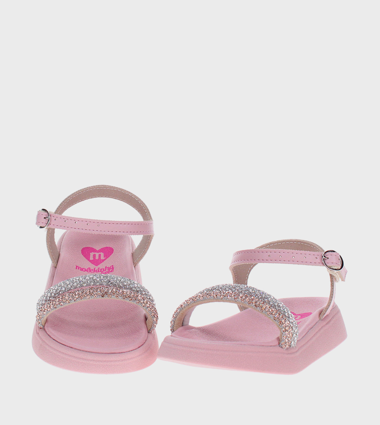 Embellished Slingback Casual Sandals