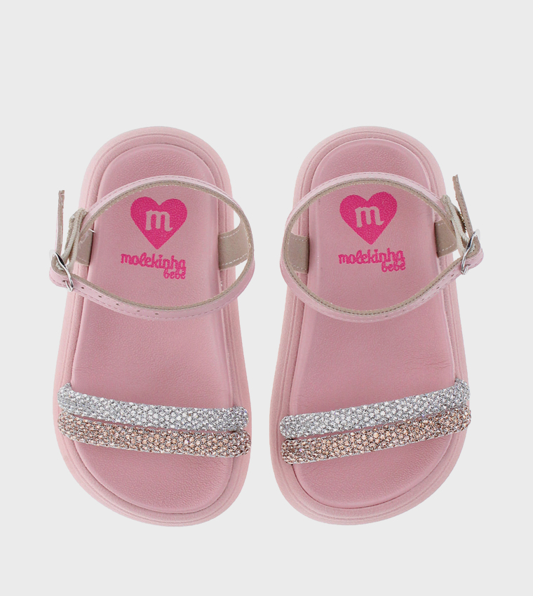 Embellished Slingback Casual Sandals