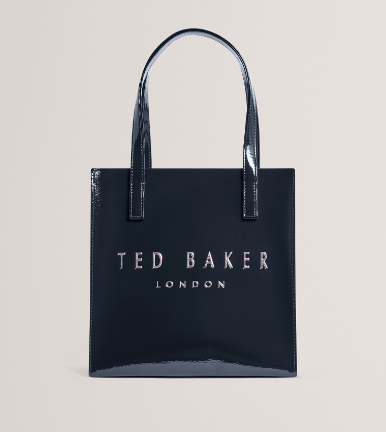 CAARISA Textured Logo Detail Tote Bag, Small