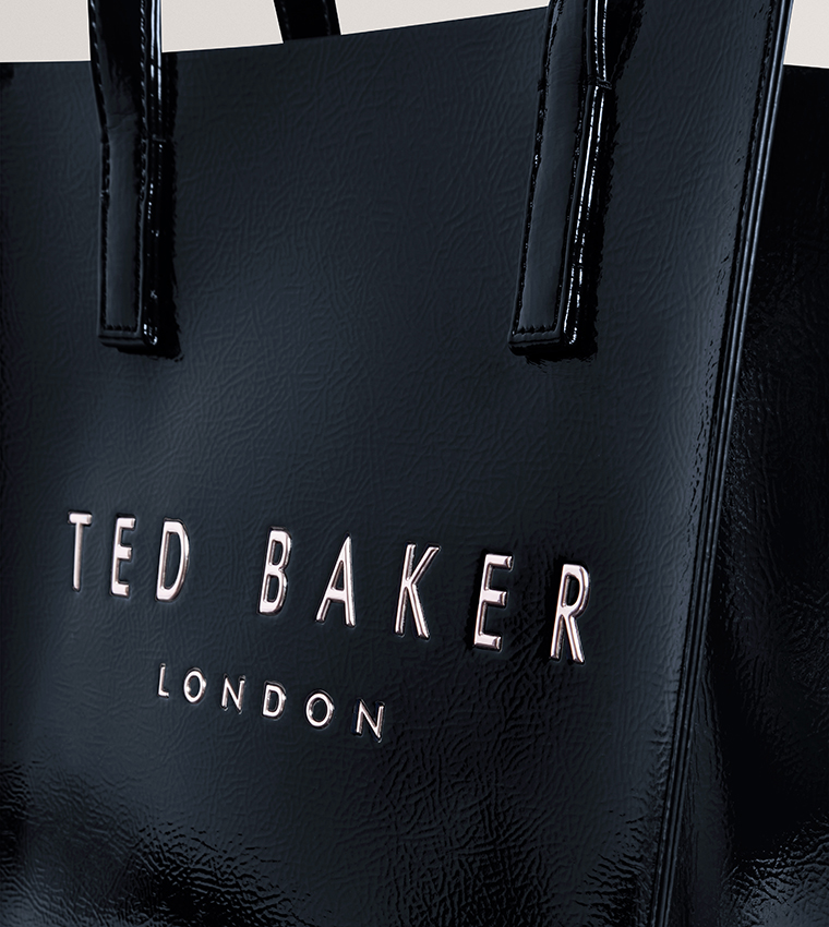 CAARISA Textured Logo Detail Tote Bag, Small