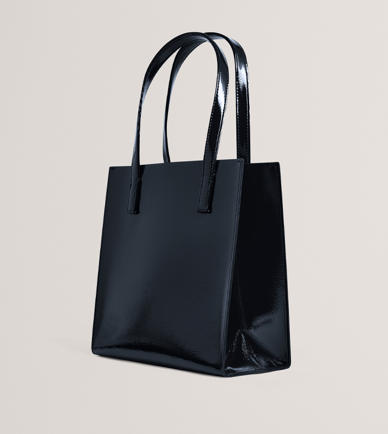 CAARISA Textured Logo Detail Tote Bag, Small
