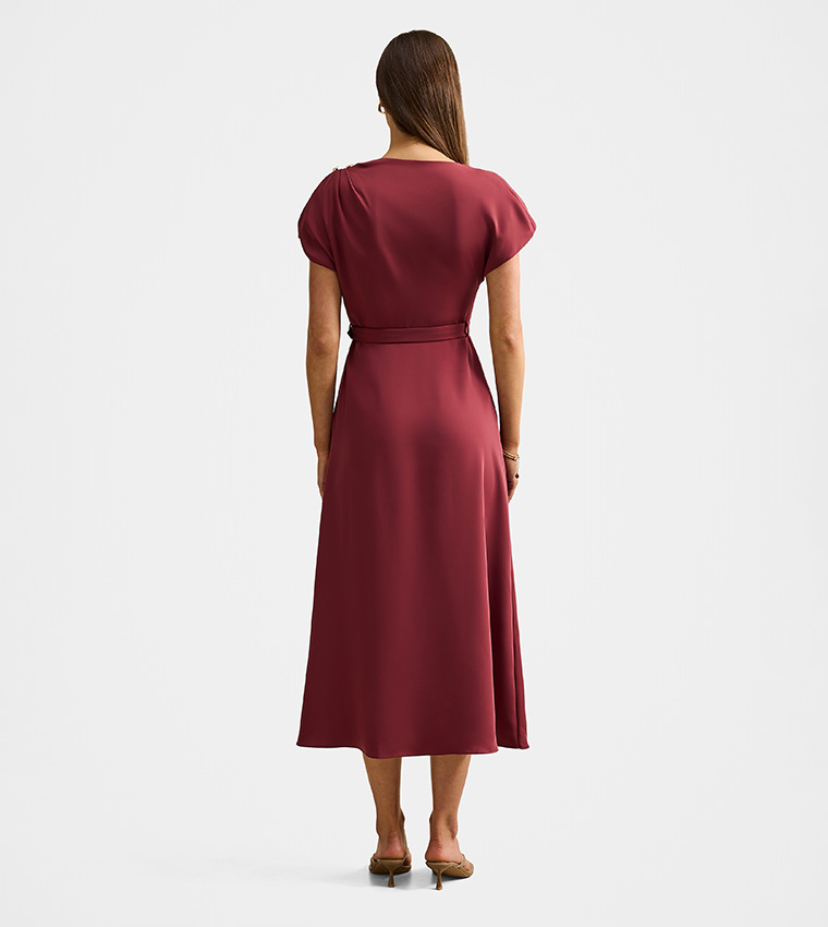 فوريفر نيو  فساتين ميدي  - أحمر  Midi Dresses
