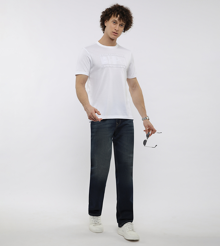 بيفرلي هيلز بولو كلوب  تيشيرتات بياقة دائرية  - أبيض  Round Neck T-Shirts