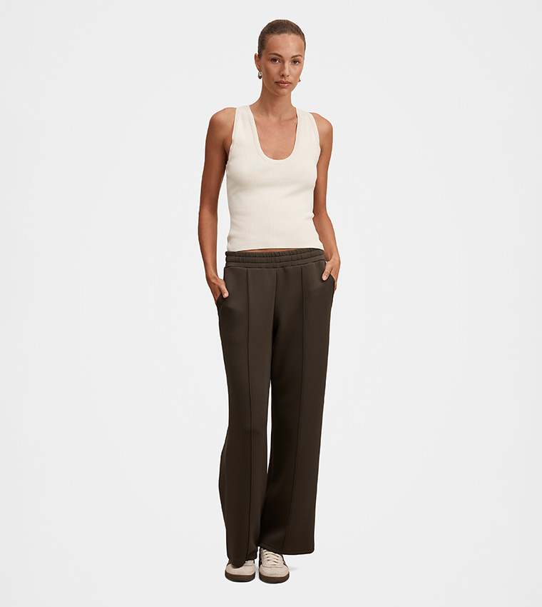 Forever New  Casual Pants - Olive Casual Pants