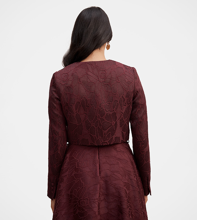 Forever New  Casual Jackets - Maroon Casual Jackets