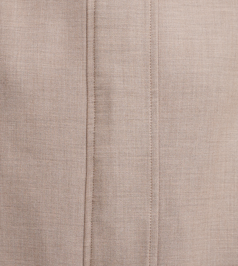 Forever New  Casual Jackets - Beige Casual Jackets