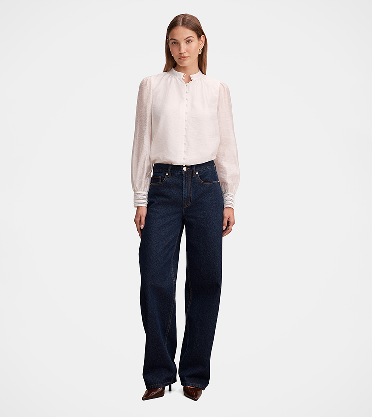 ROBIN Trim Cuff Shirt