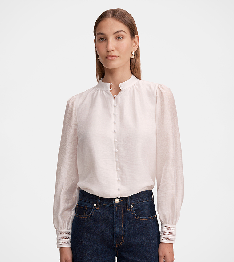 ROBIN Trim Cuff Shirt