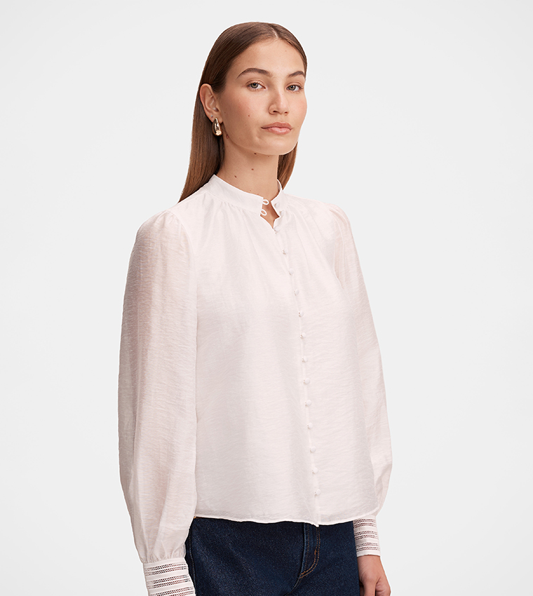 ROBIN Trim Cuff Shirt
