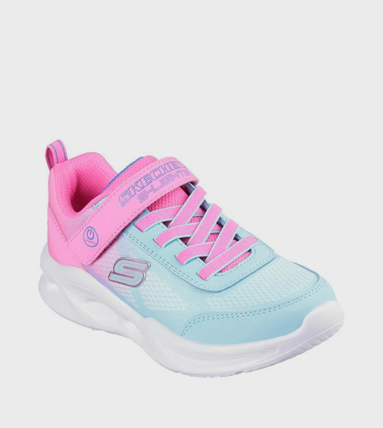 Logo Printed Velcro Closure Sneakers
