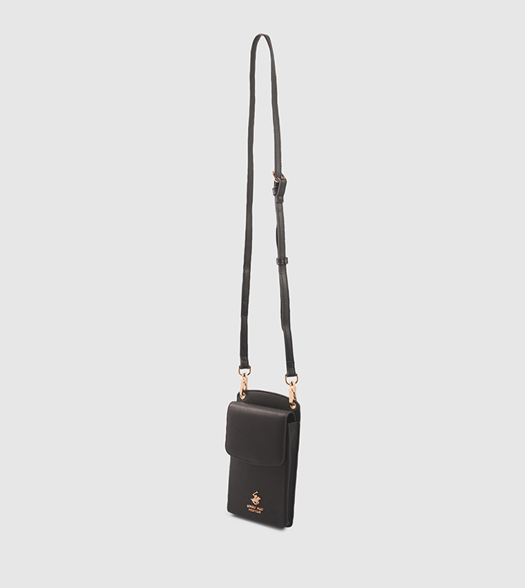 Textured Crossbody Phone Bag