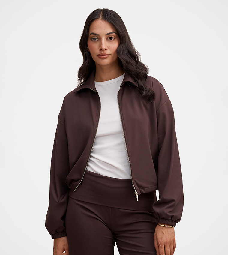 Forever New  Casual Jackets - Brown Casual Jackets