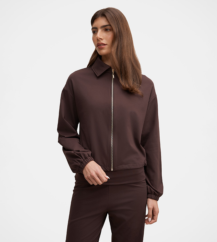 Forever New  Casual Jackets - Brown Casual Jackets