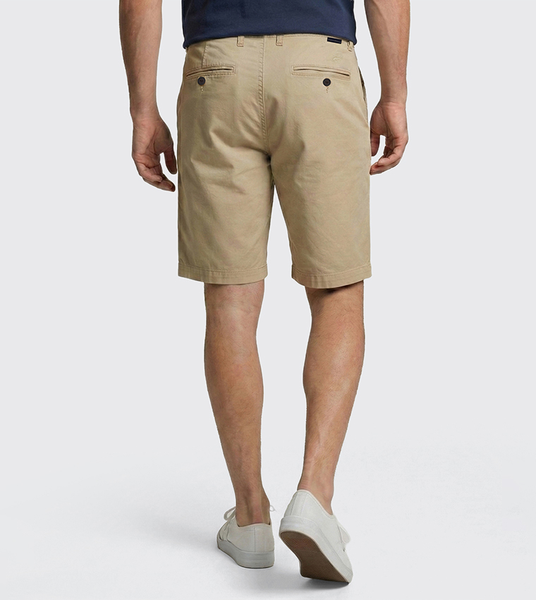 Beverly Hills Polo Club  Casual Shorts - Khaki Casual Shorts
