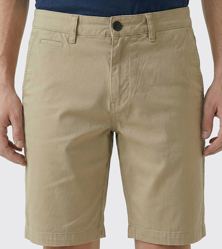 Beverly Hills Polo Club  Casual Shorts - Khaki Casual Shorts