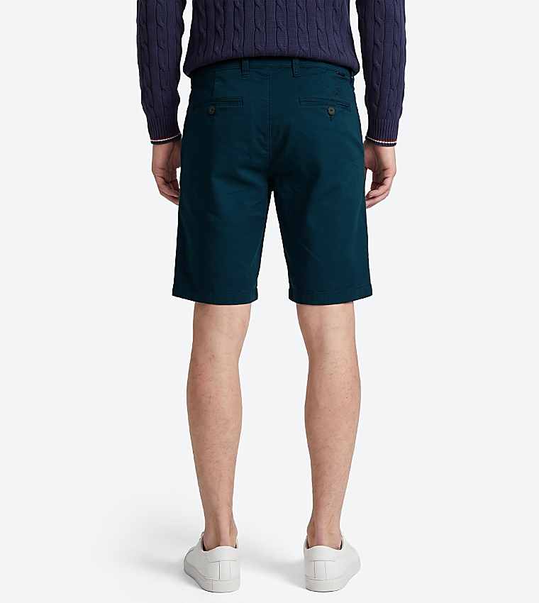 Beverly Hills Polo Club  Chino Shorts - Teal Chino Shorts
