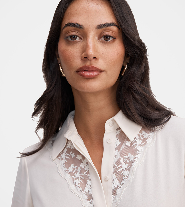 Forever New  Shirts - Cream Shirts