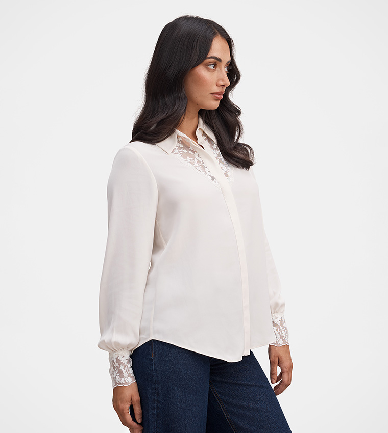 Forever New  Shirts - Cream Shirts