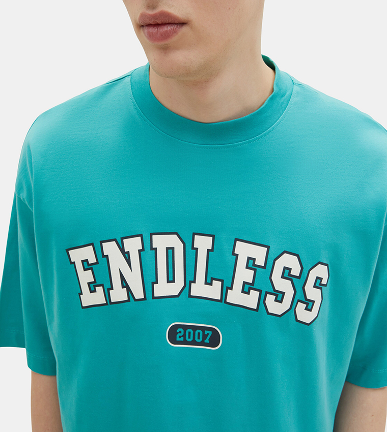 Striped Sleeves Oversized T-Shirt