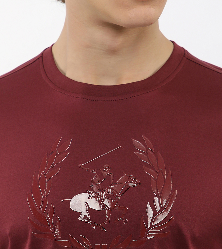 Logo Printed Crew Neck T-Shirt