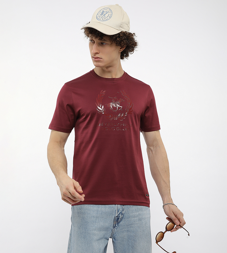 Logo Printed Crew Neck T-Shirt