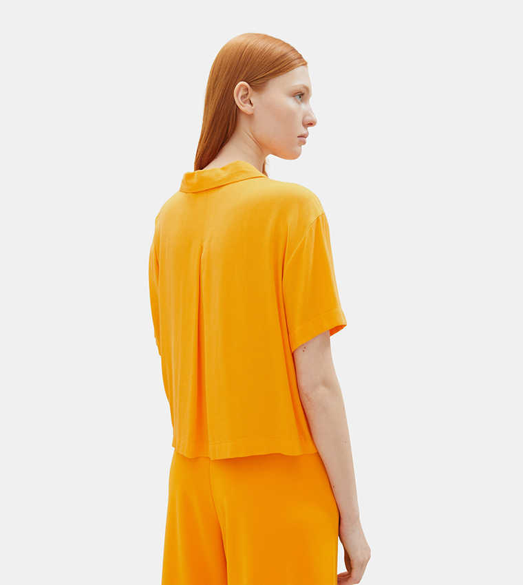 Solid Short Sleeves Shirt