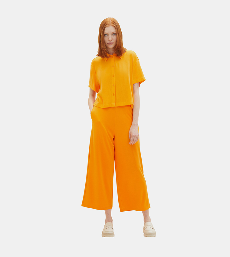 Solid Short Sleeves Shirt