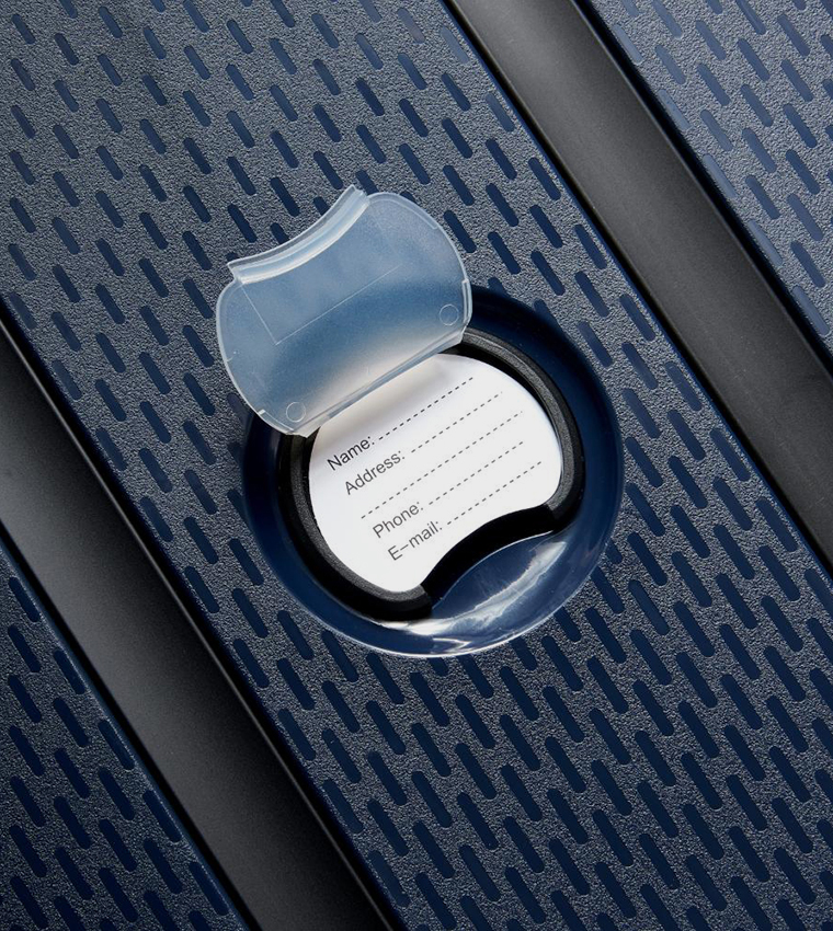 BELMONT PLUS Hardcase 4 Double Wheel Cabin Luggage Trolley Bag, 55cm