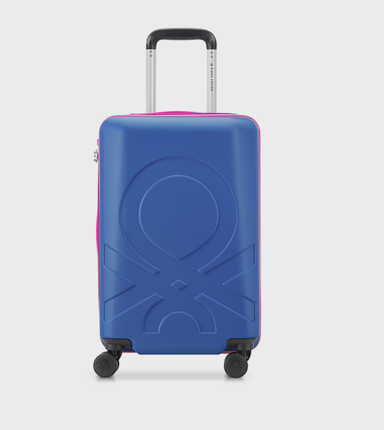 FABRICA 4 Double Wheel Hardcase Cabin Luggage Trolley Bag, 55cm