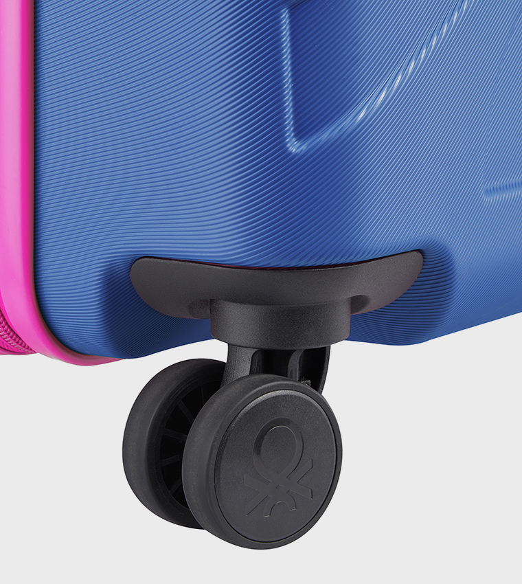 FABRICA 4 Double Wheel Hardcase Cabin Luggage Trolley Bag, 55cm