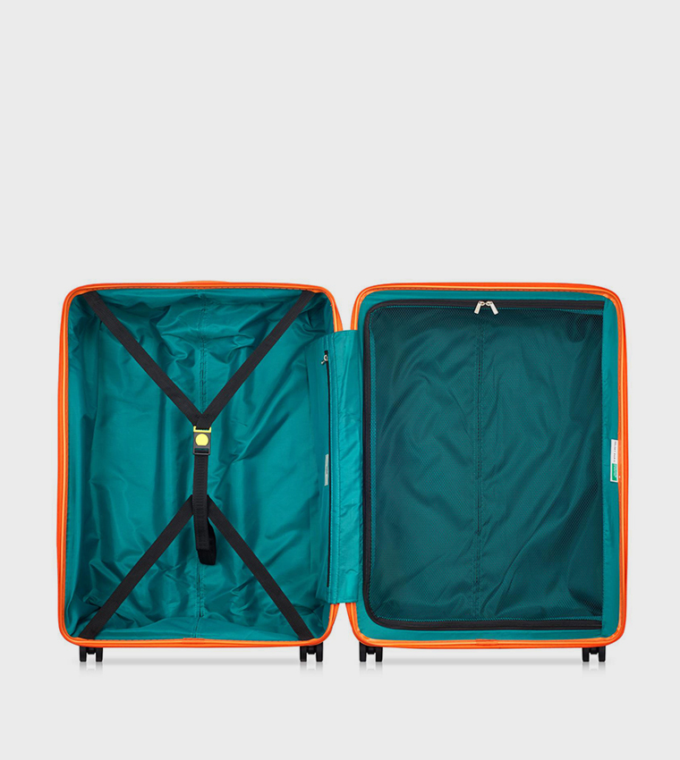 FABRICA 4 Double Wheel Hardcase Check-In Luggage Trolley Bag, 70cm