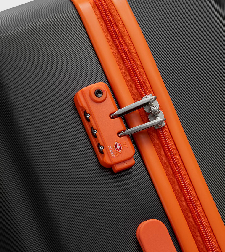 FABRICA 4 Double Wheel Hardcase Check-In Luggage Trolley Bag, 70cm