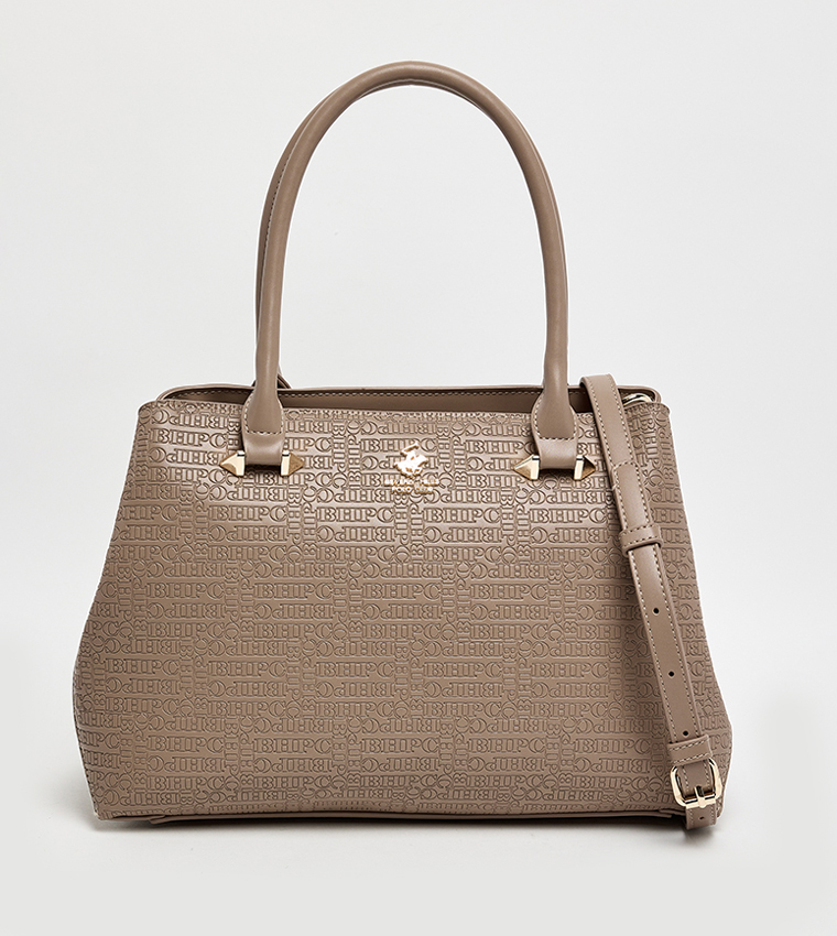 Logo Detail Satchel Bag