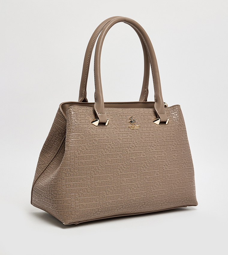 Logo Detail Satchel Bag