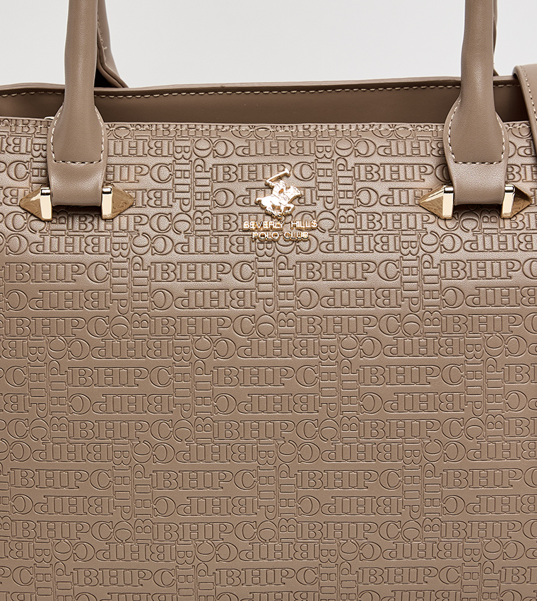 Logo Detail Satchel Bag