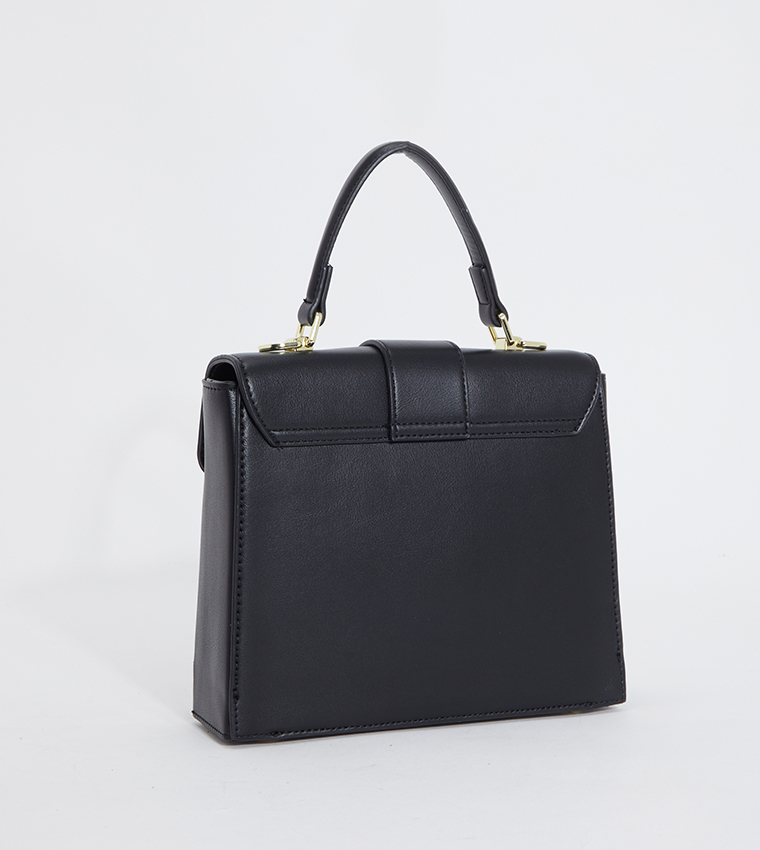 Logo Detail Top Handle Bag