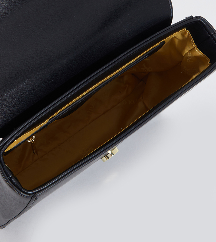Logo Detail Top Handle Bag