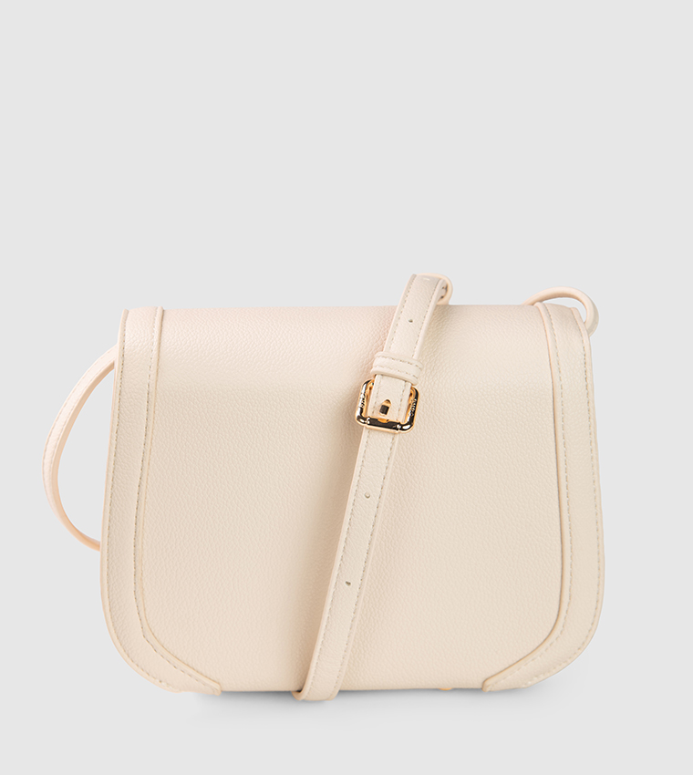 Logo Detail Flap Crossbody Bag