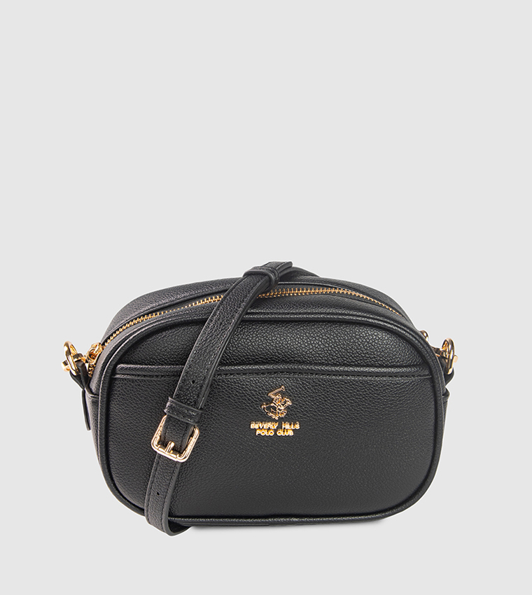 Textured Zippered Camera Bag