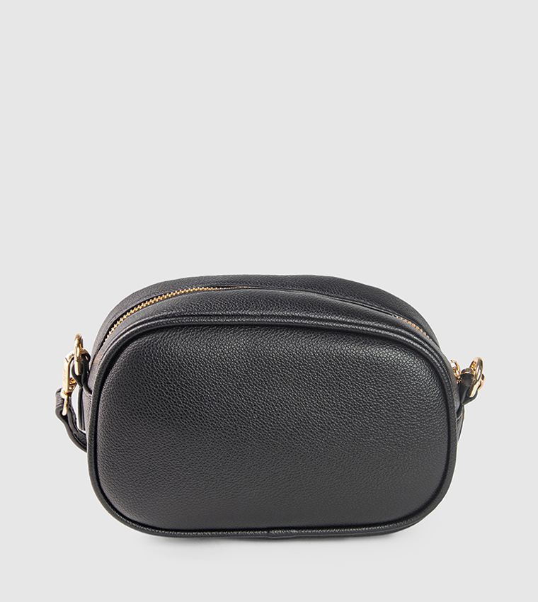 Textured Zippered Camera Bag