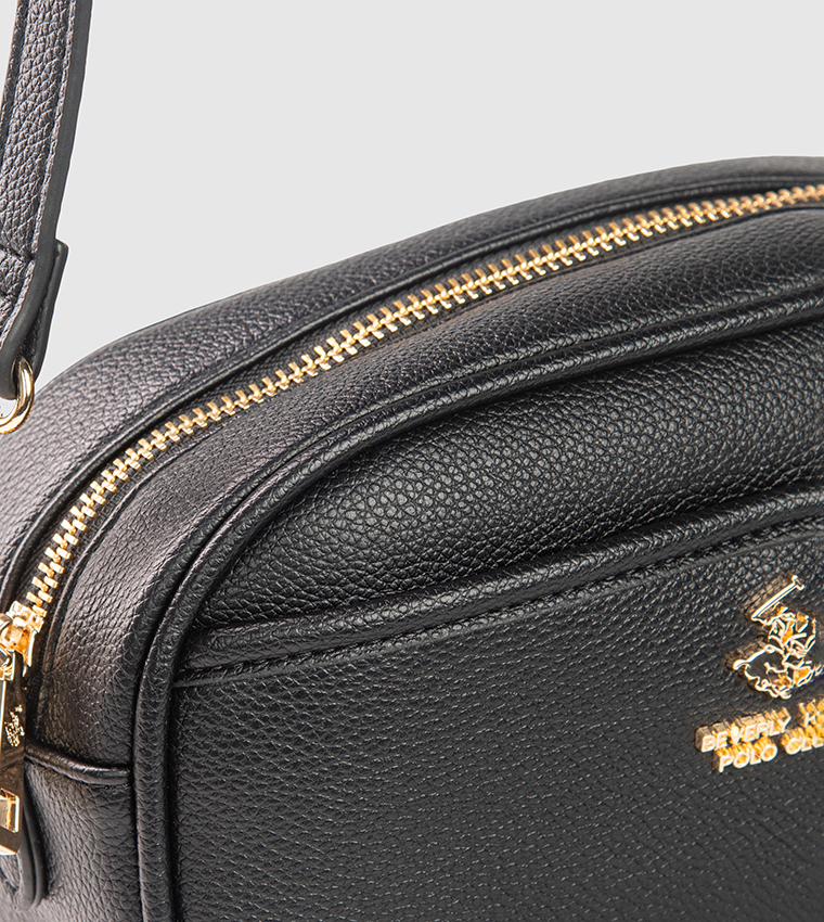 Textured Zippered Camera Bag